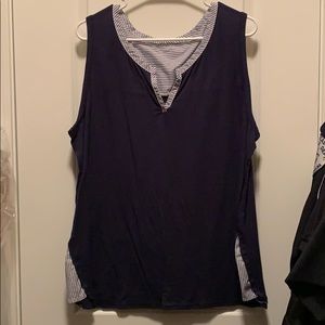 Navy Blue Tank Top